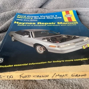 Ford Crown victoria Mercury Grand Marquis 1988-00 Haynes Repair Manual - Bild 1 von 7