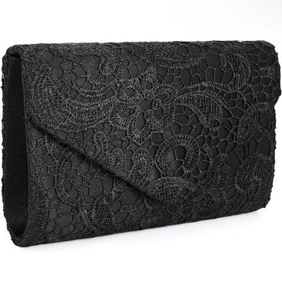 晚宴包 蕾丝手拿包 女式 正式优雅信封 婚礼 二手状况完好 — 第 1/4 张图片