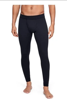 Under Armour 1343247 Men's UA ColdGear Base 2.0 Baselayer Leggings, Black XL - Image 1 of 4