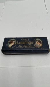 Hohner Unsere Lieblinge Mundharmonika Vintage Germany Original Koffer Sammlerstück - Bild 1 von 4