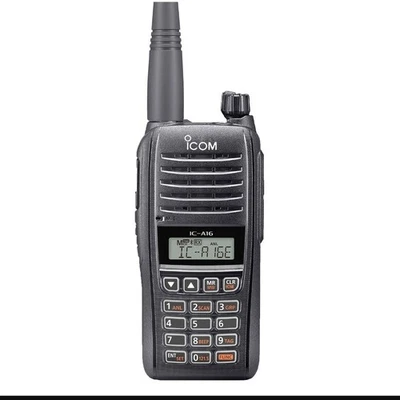 ICOM IC-A16E 8.33/25kHz Ground to Air Support Radio - image 1 of 3
