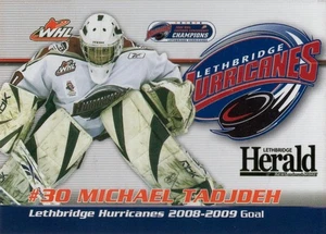2008/09 Lethbridge Hurricanes - MICHAEL TADJDEH (g) - Picture 1 of 2