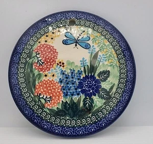 Polish Pottery Unikat Boleslaweic Teresa Liana Trivet/Cheese Plate Wall Hanging - Picture 1 of 4