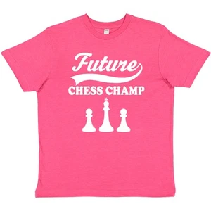 Inktastic Future Chess Champ Game Champion Youth T-Shirt Player Hobbies Hobby - Picture 1 of 3