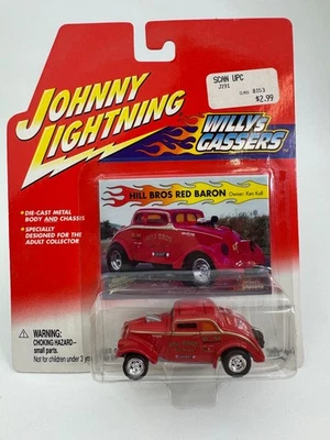 Johnny Lighting Willys Gassers Hill Bros Red Baron Ken Kull - Image 1 of 4