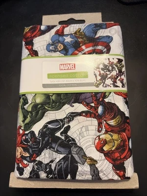 "Tela de coser de algodón con licencia de superhéroes Marvel 1 yarda x 43""" Foto 1 de 2