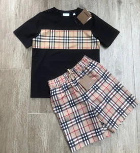 Burberry Boys Swimming Shorts And T Shirt age 8 Yrs BNWT RRP £380 - Picture 1 of 15