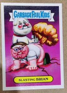 2016 GARBAGE PAIL KIDS PRIME SLIME TRASHY TV ADAM BOMB YOUR TV 2B BLASTING BRIAN - Picture 1 of 2