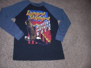 LYNYRD SKYNYRD retro Raglan style Jersey Shirt men's Large - Picture 1 of 5