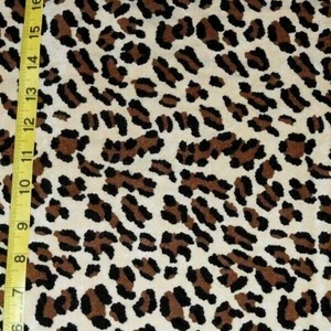 FABRIC - COSTUME SUEDECLOTH "CHEETAH ALOVA" HALLOWEEN CAT 100% POLYESTER 1.25 YD - Picture 1 of 1