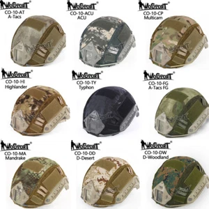 Camo Tactical Airsoft Paintball Helmet Cover Envelope For FAST MH/PJ Helmet - Picture 1 of 21