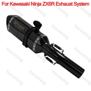 Deflector silenciador deslizable sistema de escape para Kawasaki Ninja ZX6R ZX636 2009-2024 - Imagen 1 de 5