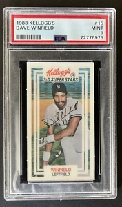 1983 Kellogg’s #15 Dave Winfield PSA 9 Mint HOF Yankees Padres - Picture 1 of 2