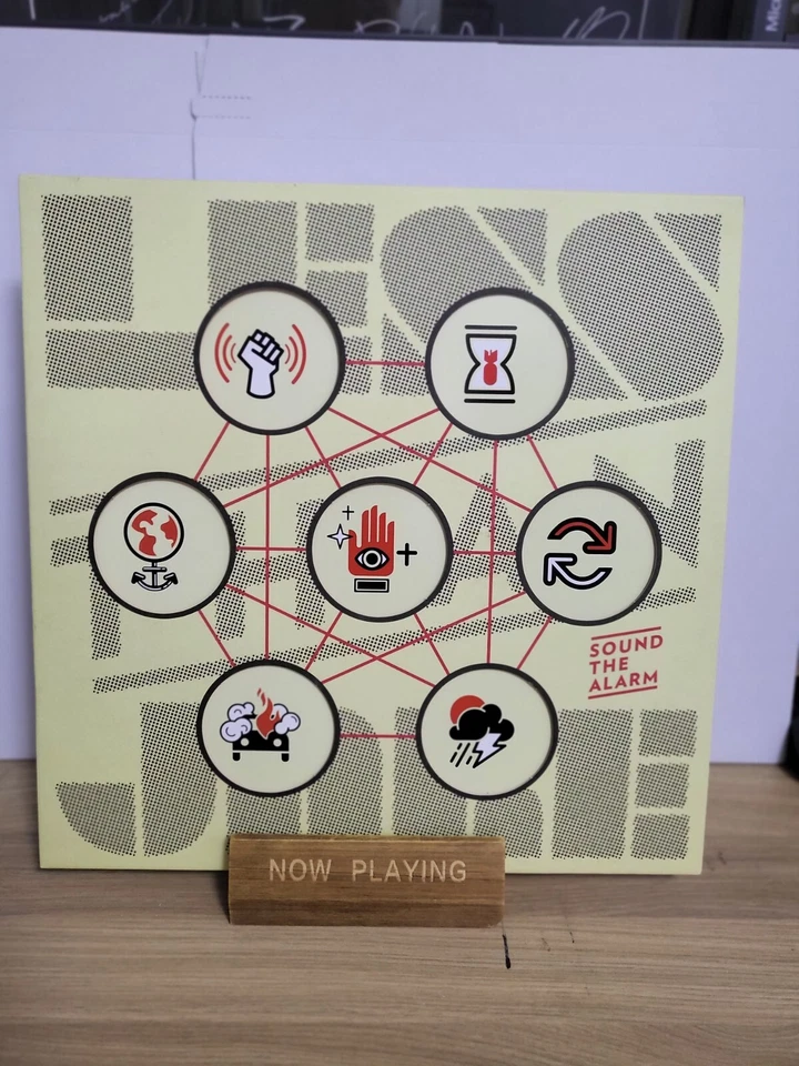 LESS THAN JAKE-SOUND THE ALARM,12" E.P. VINYL RECORD,2017 U.S. ROCK,COLOURED. - Image 1 of 4