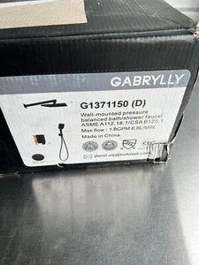 Shower System 10" Rain Wall Mounted Shower Faucet Set Handheld Shower+Valve - Picture 1 of 3