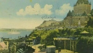 Cartolina Veduta antica di Chateau Frontenac in Quebec, Canada. R7 - Foto 1 di 3