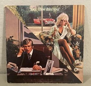 10cc How Dare You 1976 Vintage Vinyl LP Mercury SRM-1-1061 Gatefold - Imagen 1 de 16