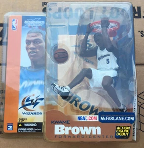 MCFARLANE NBA SERIES 2 KWAME BROWN WASHINGTON WIZARDS CHASE FIGURE RARE - Picture 1 of 4