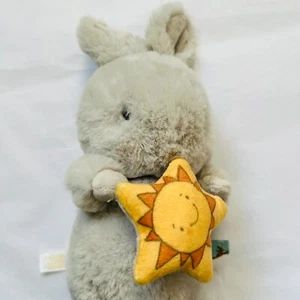 Bunnies by the Bay Coniglio Grigio Peluche Cricket Island Bloom Bunny 7" Giocattolo Stella Sole - Foto 1 di 15