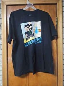 Camiseta Breaking Bad Hombre S Heisenberg Nintendo Super Mario Bros Negra - Imagen 1 de 5