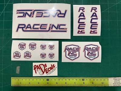Race inc bmx sticker decals - Image 1 of 4
