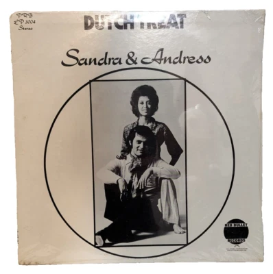 SANDRA & ANDRES: dutch treat RED BULLET 12" LP 33 RPM Canadian Pop Rock Sealed - Image 1 of 4