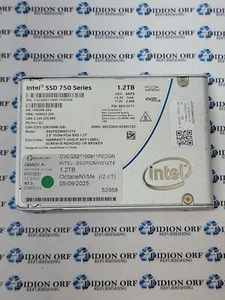 INTEL 750 Series 1.2TB 2.5" NVMe SSD SSDPE2MW012T4, Grade A, SKU 17493 - Afbeelding 1 van 1