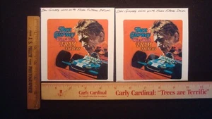 Lote (2) - 1971 DAN GURNEY gana con filtros de marco - calcomanía adhesiva vintage - Imagen 1 de 5