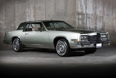POP POSTERS 1985 Cadillac Eldorado silver | 24x36 inch POSTER | classic car