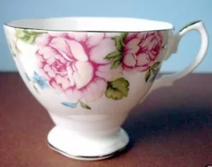 Royal Albert English Rose Floral Footed Tea Cup Only New - Picture 1 of 2