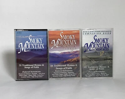 Smoky Mountain Memories Traditional Hymns Faith Christian Music Cassettes 1-3 - Image 1 of 4