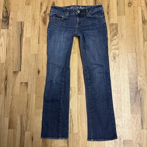 American Eagle Women’s Super Stretch Jeans Size 4 Dark Rinse - Picture 1 of 7