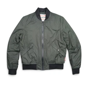 Hunter Jacket Womans UK 10 Green Bomber Full Zip Original Insulated - Picture 1 of 17