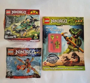 LEGO NINJAGO Legacy Jungle Raider 71700 Kai's Mini Dragon Lasha juegos de minifiguras - Imagen 1 de 2