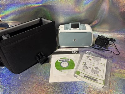 HP Photosmart A526 Photo Inkjet Photo Printer with Manual No Ink.  For Parts. - Image 1 of 3