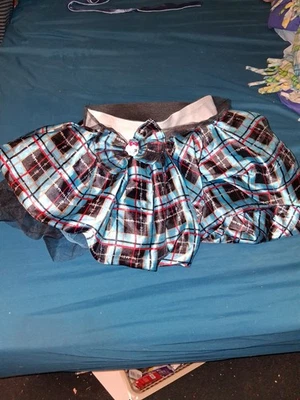 Falda de fantasía Monster High Frankie Stein solo talla única para la mayoría de Halloween Foto 1 de 4