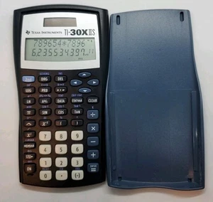 Texas Instruments Scientific Calculator TI-30X IIS Navy Blue Contains Battery - Picture 1 of 3