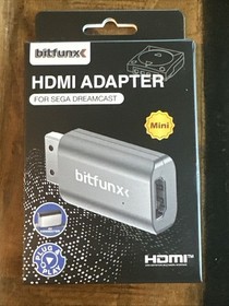 Official Bitfunx Sega Dreamcast HDMI Converter Adapter - NO POWER! USA SHIPPING
