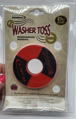 Juego de 4 arandelas de repuesto Halex - 2,5" (6,3 cm) - rojo/negro Foto 1 de 4