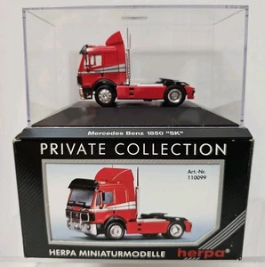 Herpa 110099 HO 1:87 Mercedes Benz 1850 "SK" COE Tractor in Red - NEW - Picture 1 of 3
