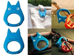 Mosquetón facial My Neighbor Totoro clip para llave azul mediano Totoro Ghibli oficial JP - Imagen 1 de 11