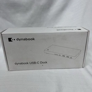 Dynabook PA5356U-1PRP dynabook USB tipo C estación de acoplamiento para computadora portátil nueva en caja #69 - Imagen 1 de 3