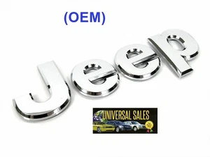 GENUINE CHEROKEE JEEP EMBLEM BADGE NAMEPLATE LOGO HOOD 2019-2023 NEW 68423955AB - Bild 1 von 4