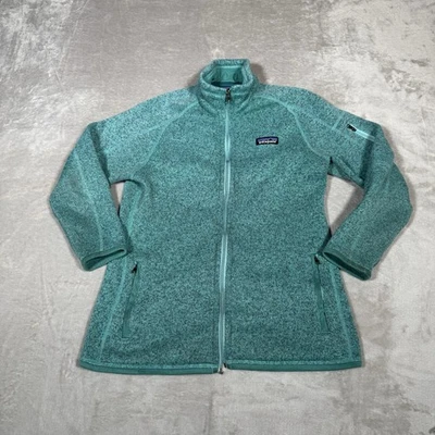 Patagonia Better Sweater Jacket Womens Medium Blue Full Zip Fleece Outdoors - Image 1 of 4