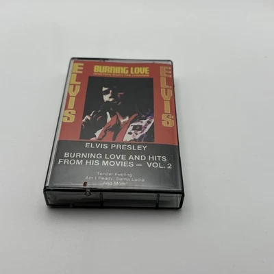 Кассетная лента Elvis Presley Burning Love, хиты из фильмов - Изображение 1 из 4