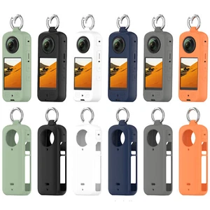 Silicone Protector Case Protective Cover Skin For Insta360 X3 Camera Accessories - Picture 1 of 19