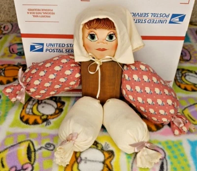 PRIMITIVE HANDMADE Potpourri Doll FOLK ART SHELF SITTER Antique Handmade Doll - Image 1 of 4