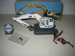 LIEBHERR R 924 BAGGER TIEFLÖFFEL COMPACT EBL #2922 CONRAD 1:50 OVP - Picture 1 of 4