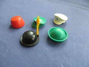 Playmobil Figur - 5 x verschiedene Kopfbedeckung / Hut,  #2-30 - Bild 1 von 1