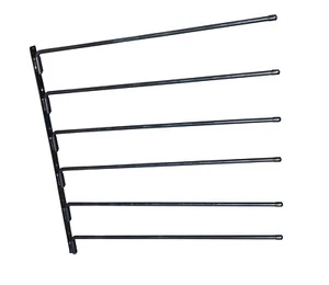 6 Rung Swing Out Horse Saddle Pad Blanket Rack Equestrian stable tack room - Picture 1 of 1